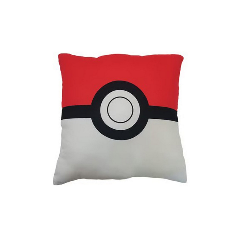 Pokémon - Coussin double face brodé Pokéball et Starter (40x40cm) Pokémon - Coussin double face brodé Pokéball et Starter (40x40cm)