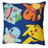 Pokémon - Coussin double face brodé Pokéball et Starter (40x40cm)