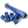 Dés - Chessex - Lab Dice : Borealis Midnight/copper Luminary™ Polyhedral 7