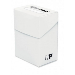 Ultra Pro - Deck Box - Boîte de Rangement 80+ : Blanc