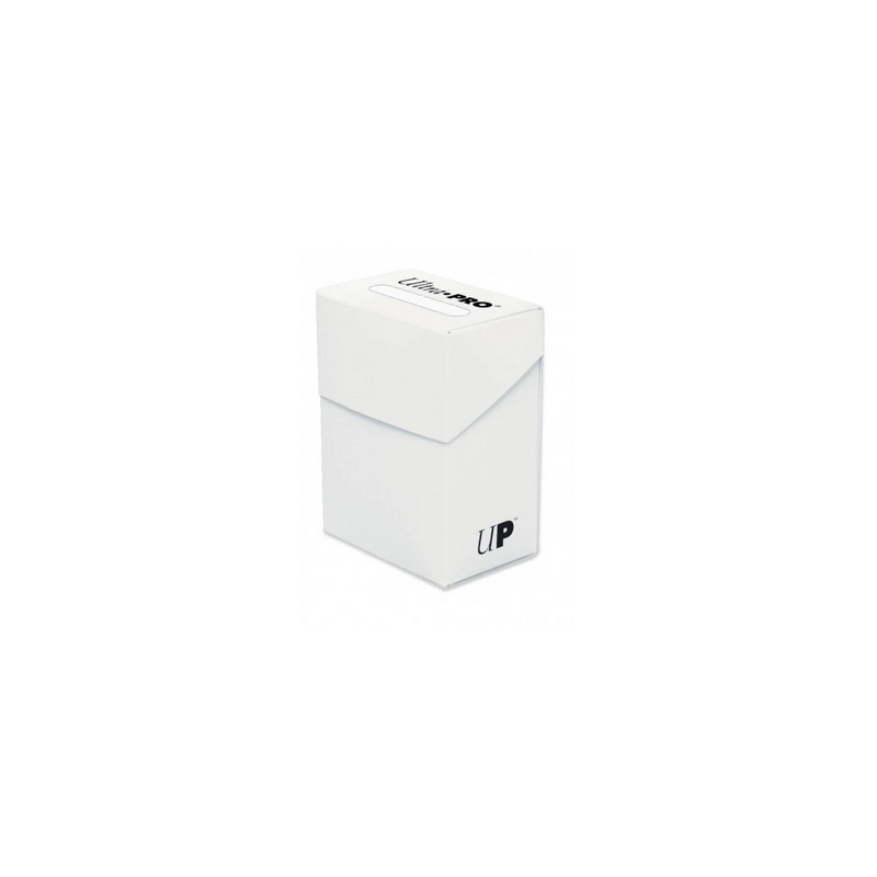 Ultra Pro - Deck Box - Boîte de Rangement 80+ : Blanc