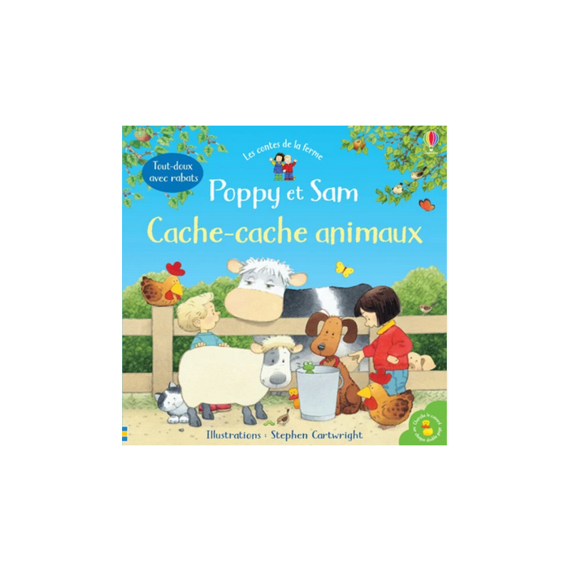 Livre - Poppy et Sam cache-cache animaux
