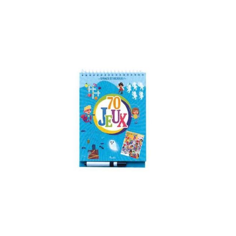 Livre jeu - 70 bleu