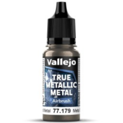 Peinture Vallejo True Metallic Metal - Airbrush : Aged Metal - Metal Envejecido
