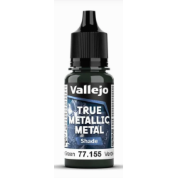 Peinture Vallejo True Metallic Metal - Shade : Amber Green - Verde Ambar