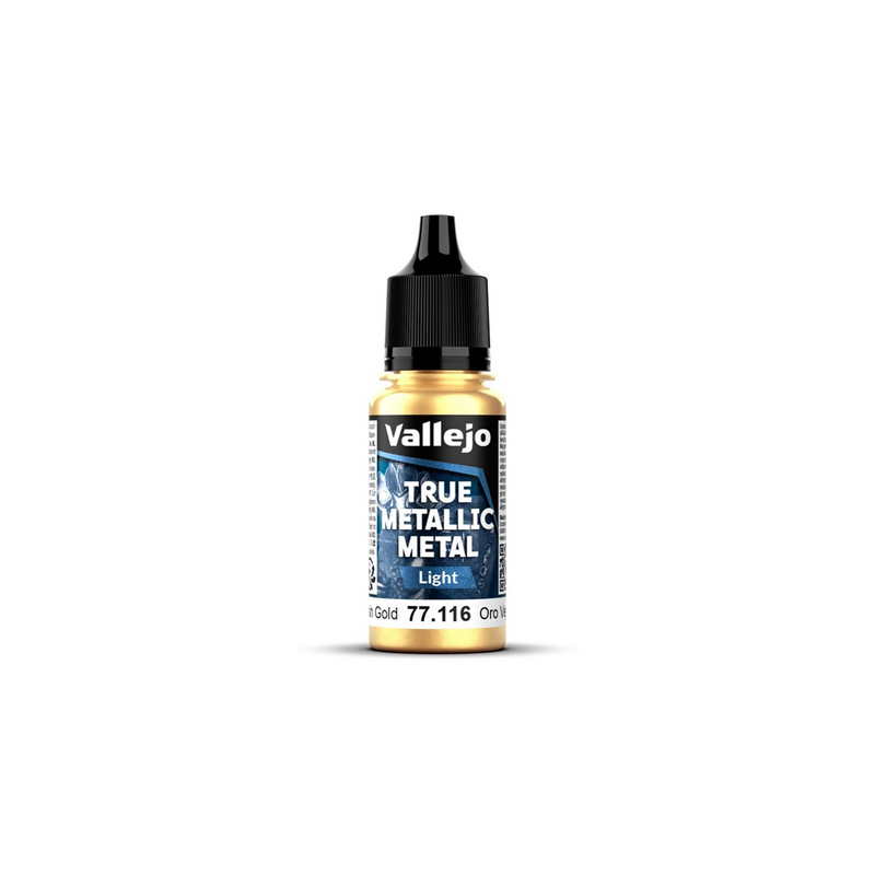 Peinture Vallejo True Metallic Metal - Light : Greenish Gold - Oro Verde