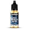 Peinture Vallejo True Metallic Metal - Light : Greenish Gold - Oro Verde