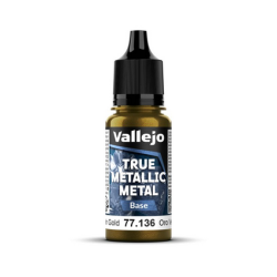 Peinture Vallejo True Metallic Metal - Base : Greenish Gold - Oro Verde
