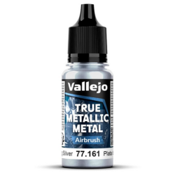 Peinture Vallejo True Metallic Metal - Airbrush : Sterling Silver - Plata de Ley