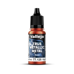 Peinture Vallejo True Metallic Metal - Base : Forged Red - Rojo Forjado