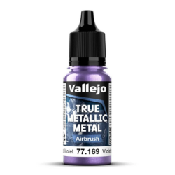 Peinture Vallejo True Metallic Metal - Airbrush : Celestial Violet - Violeta Celestial