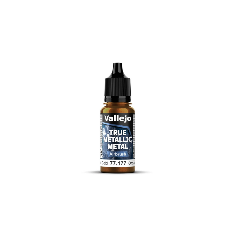 Peinture Vallejo True Metallic Metal - Airbrush : Arcane Gold - Oro Arcano