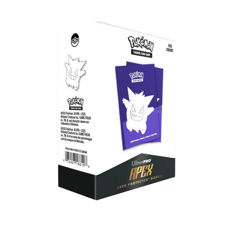 Ultra PRO - 105 Deck Protector Sleeves APEX Pokémon : Ectoplasma