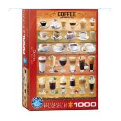 Puzzle Eurographics - Café -1000 pièces