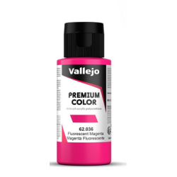 Peinture Vallejo - Premium Color - Fluorescent Magenta - Magenta Fluorescente