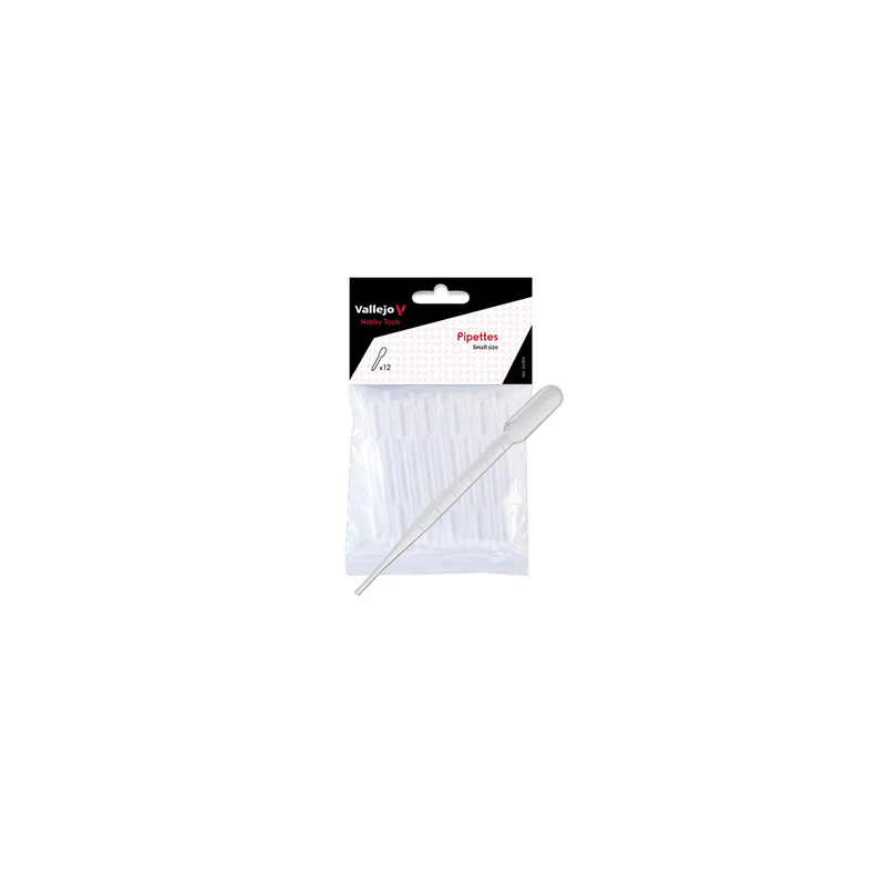 Accessoire Vallejo : Pipette Petites 1ml x12