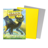Protège-cartes Dragon Shield - 100 Standard Sleeves Matte : Yellow & Silver