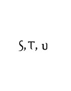 S, T, U